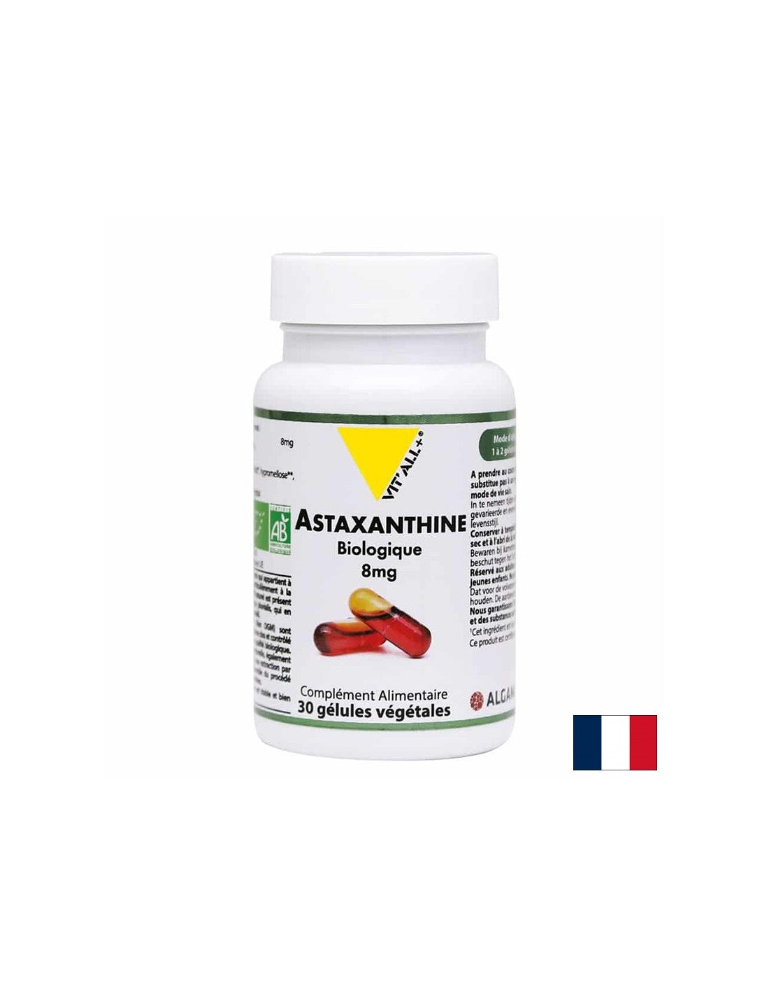 Dobré vidění a buněčné zdraví - astaxanthin, 8 mg x 30 tobolek