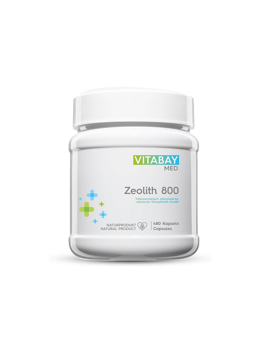 Desintoxicación e inmunidad fuerte: zeolita, 800 mg x 480 cápsulas