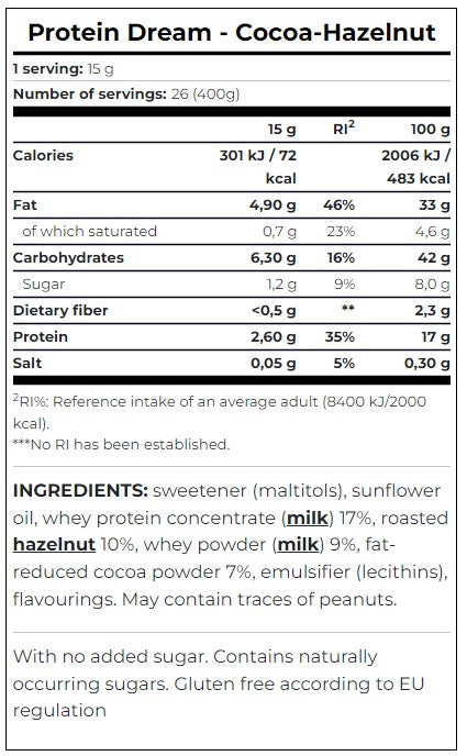 Sonho de proteína 0,400 kg