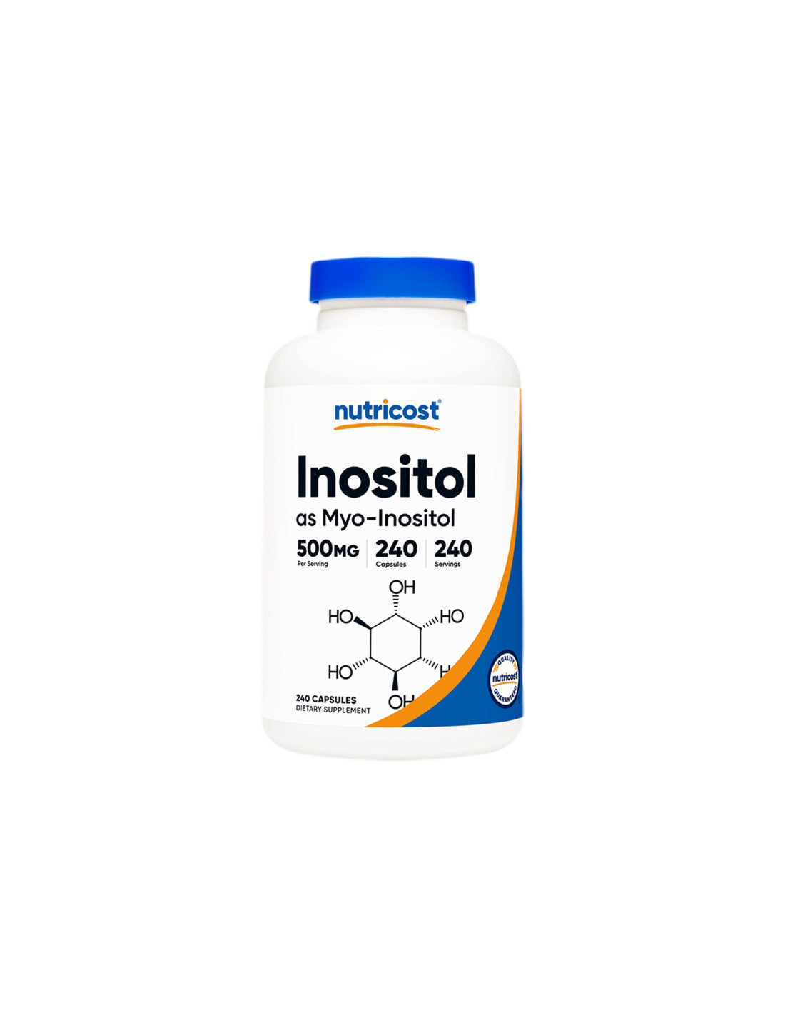 Hormonal Imbalance - Inositol (Myo Inositol/Vitamin B8), 500mg/240 Capsules Nutricost - Nutra Best Europe
