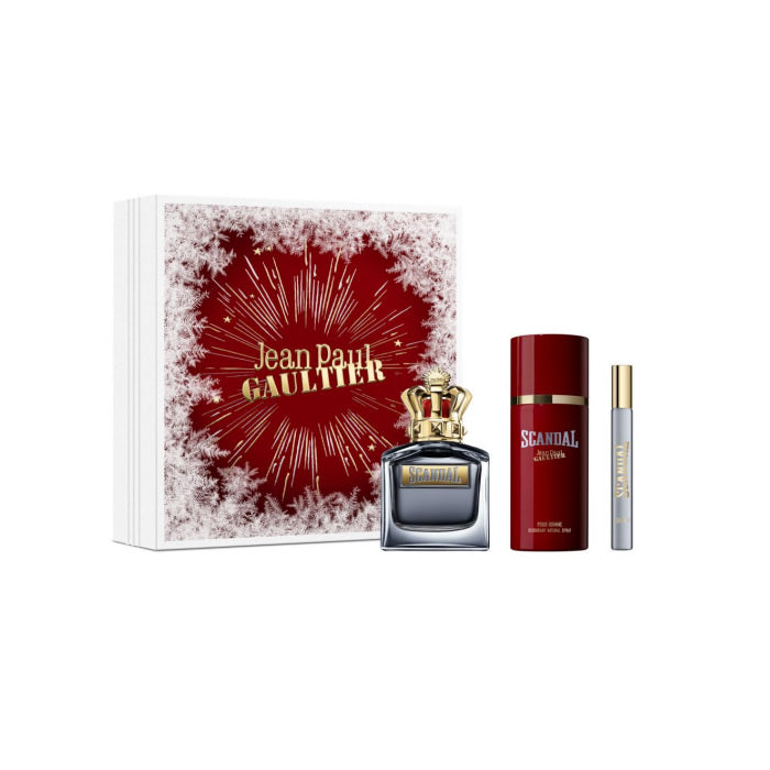 <tc>JEAN PAUL GAULTIER</tc> Scandal Pour Homme Eau De Toilette spray 100 ml-es 3 részes készlet, 2023 karácsony