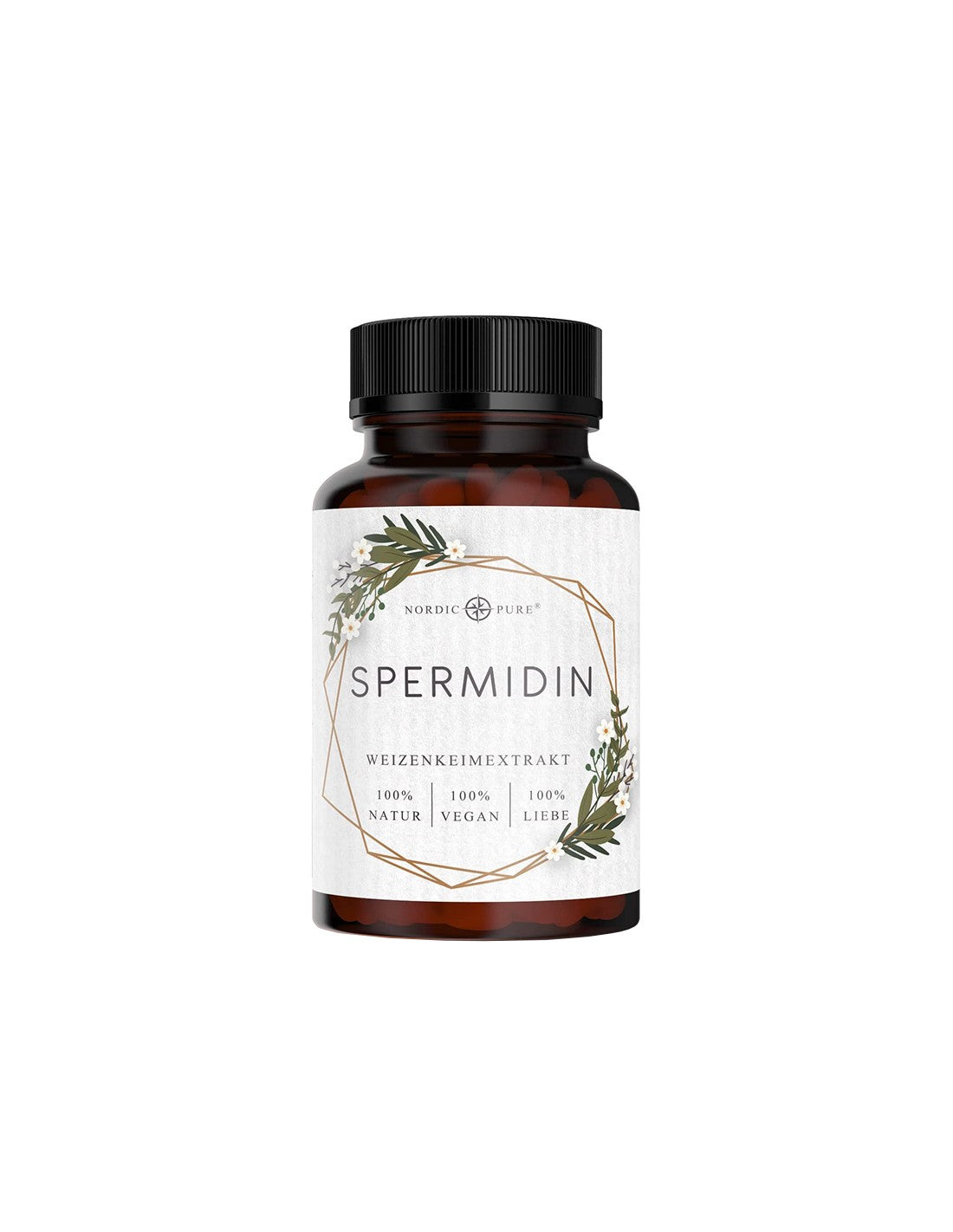 Sistemas nerviosos y cardiovasculares: espermidina (extracto de germen de trigo), 90 cápsulas