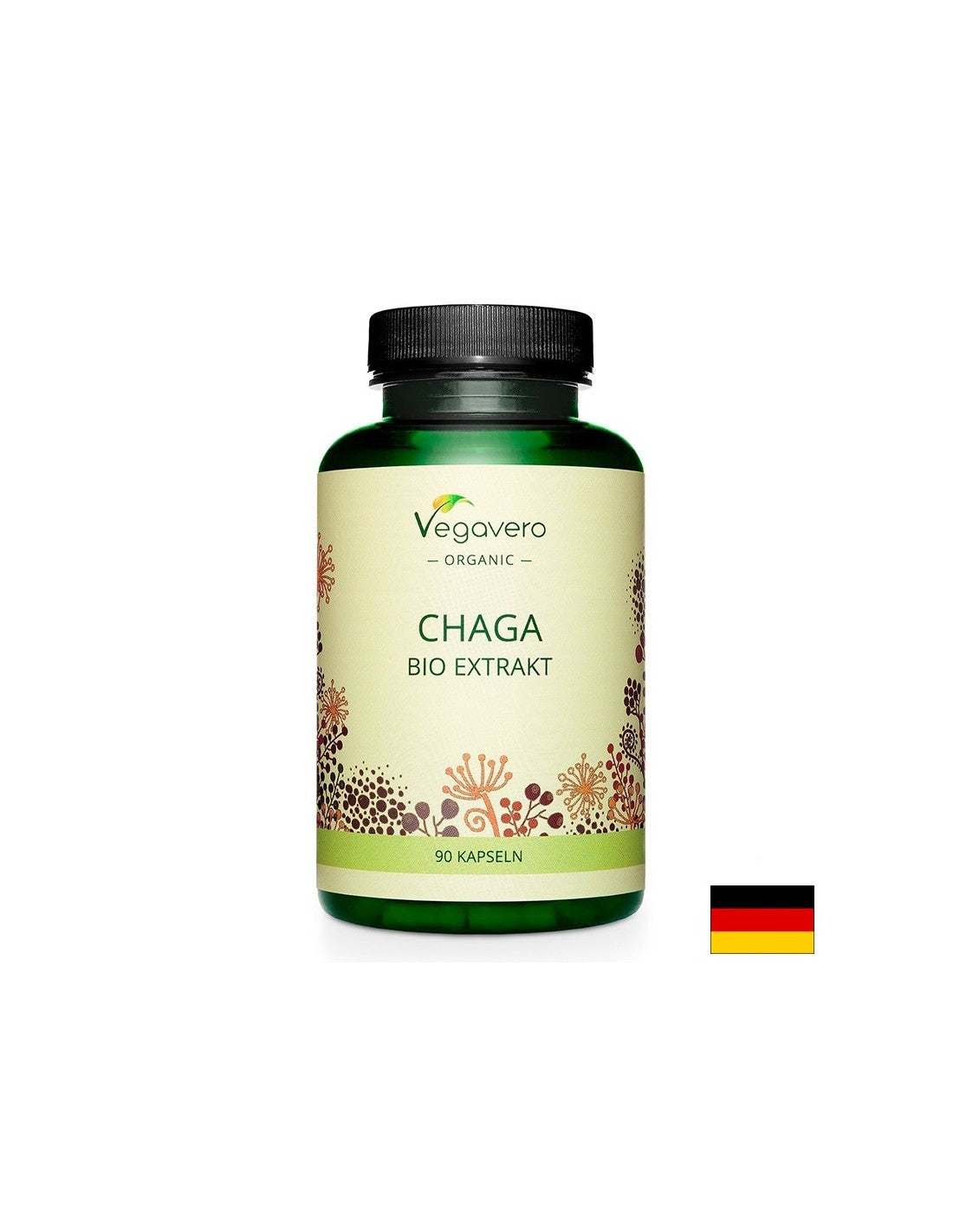 Inmunidad y energía - Extracto de Chaga Bio, 90 <tc>Vegavero</tc> cápsulas