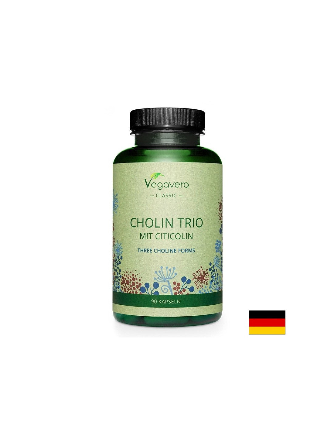 Hersenfunctie - Choline, Citicoline en Fosfatidylcholine, 90 capsules <tc>Vegavero</tc>