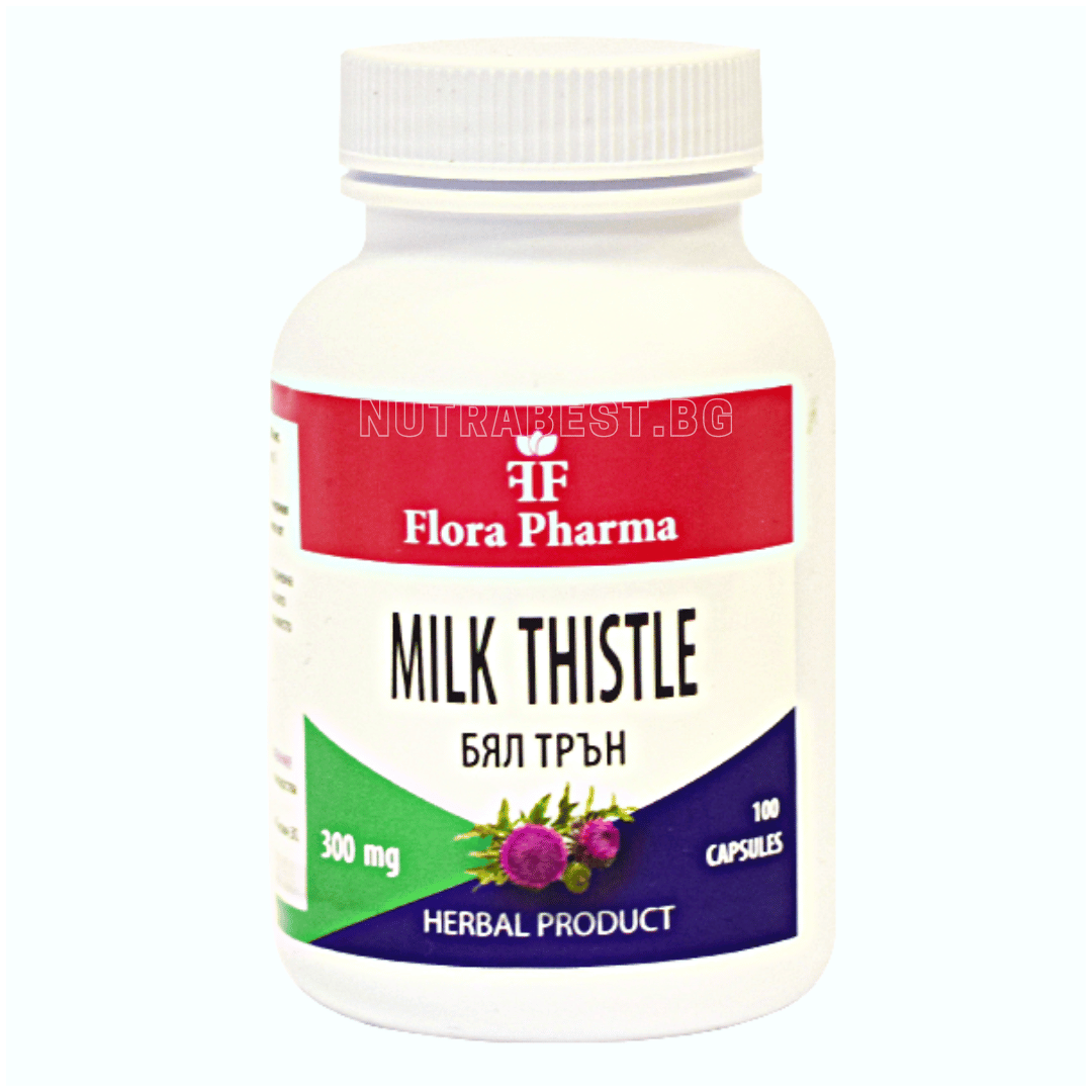 Milk thistle 900 mg /100 capsules, 33 doses/ FLORA FARMA