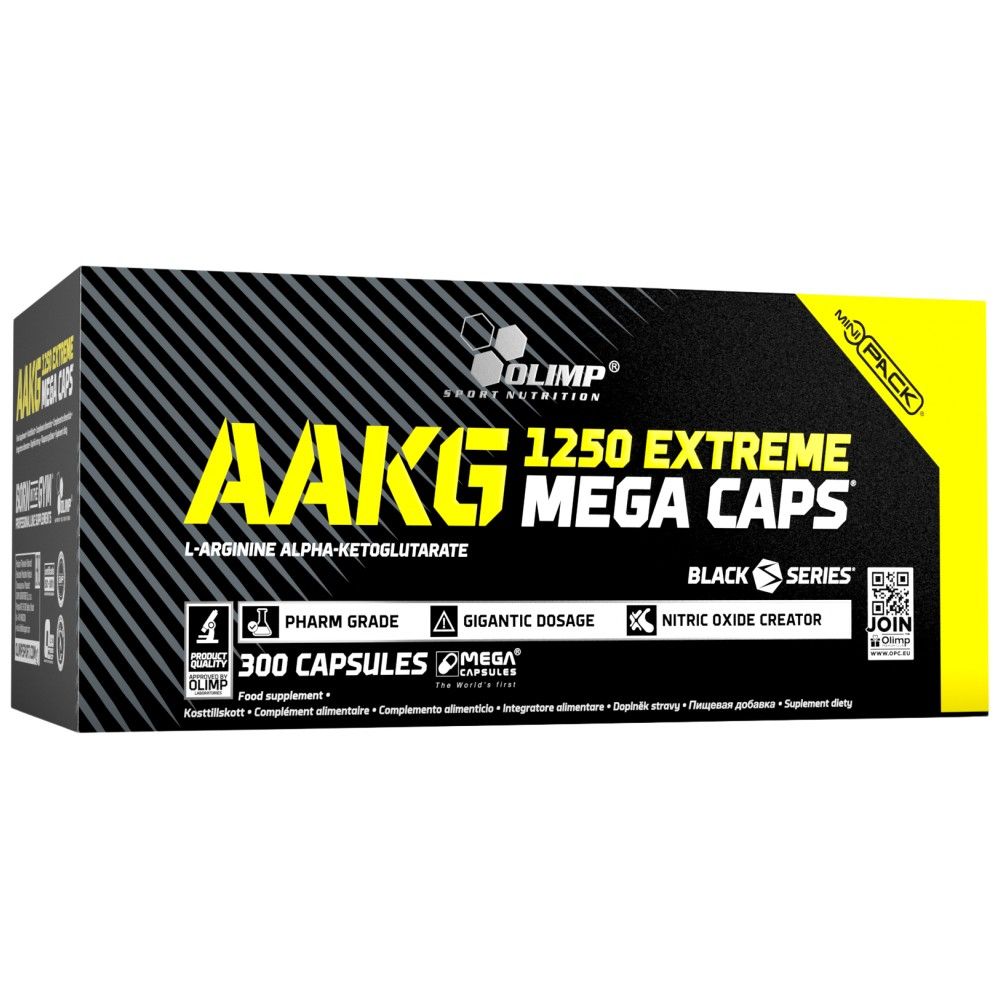 „Aakg Extreme 1250 Mega Caps“ - 300 kapsulių