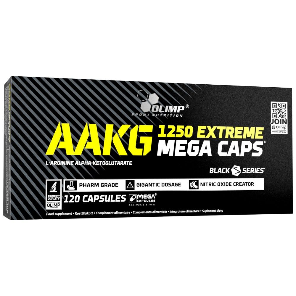 AAKG Extreme 1250 Mega Caps - 120 kapsulas