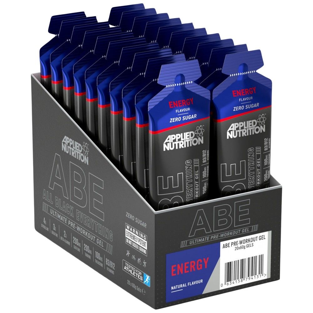 ABE Gel | All Black Everything Pre-Workout - 20 x 60 grams