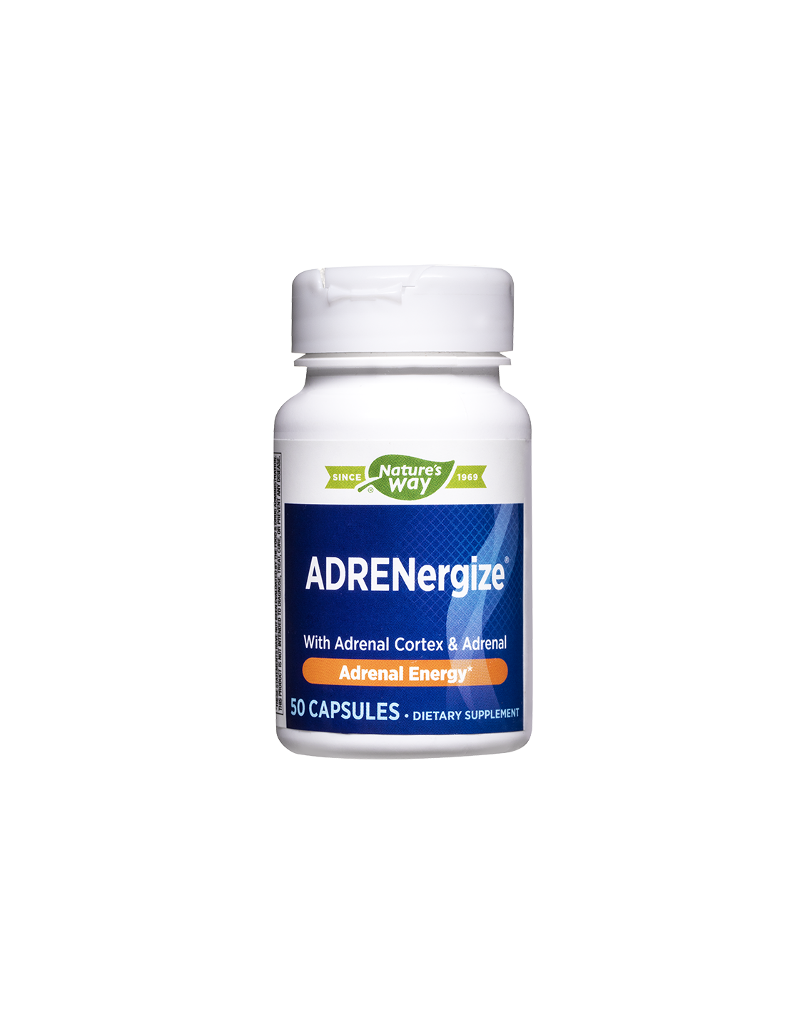 Adrenergize - podpora anti -stresu a nadledvin, 50 kapsle na přírodu