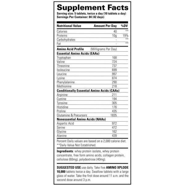 AMINO XPLODE 10,000 - 420 Tablets