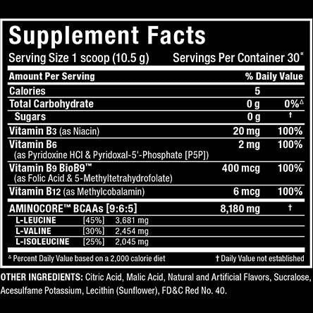 AminoCore BCAA - 315 grams