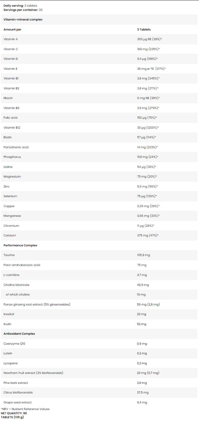 Active Complex Vita - 90 tabletek