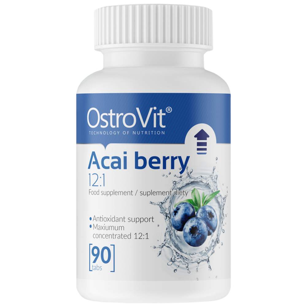 Acai Berry 12: 1 500 mg 90 tabletas