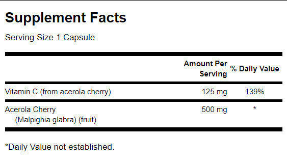Acerola 500 mg - 60 tobolek