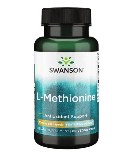 AjiPure L-Methionine, Pharmaceutical Grade 500 mg - 60 capsules