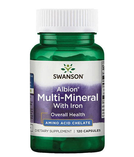 Albion Multi-Mineral With Iron - 120 capsules