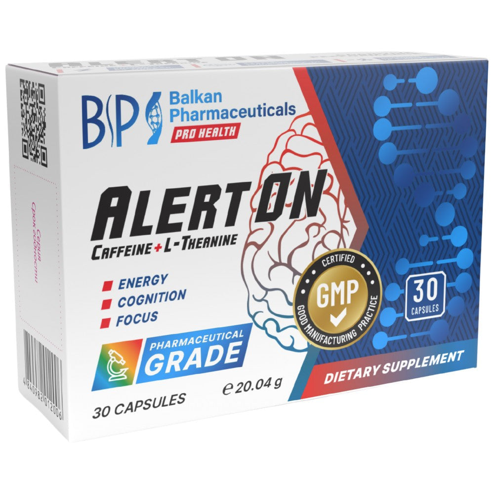 Alerton | Cafeïne & theanine - 30 capsules