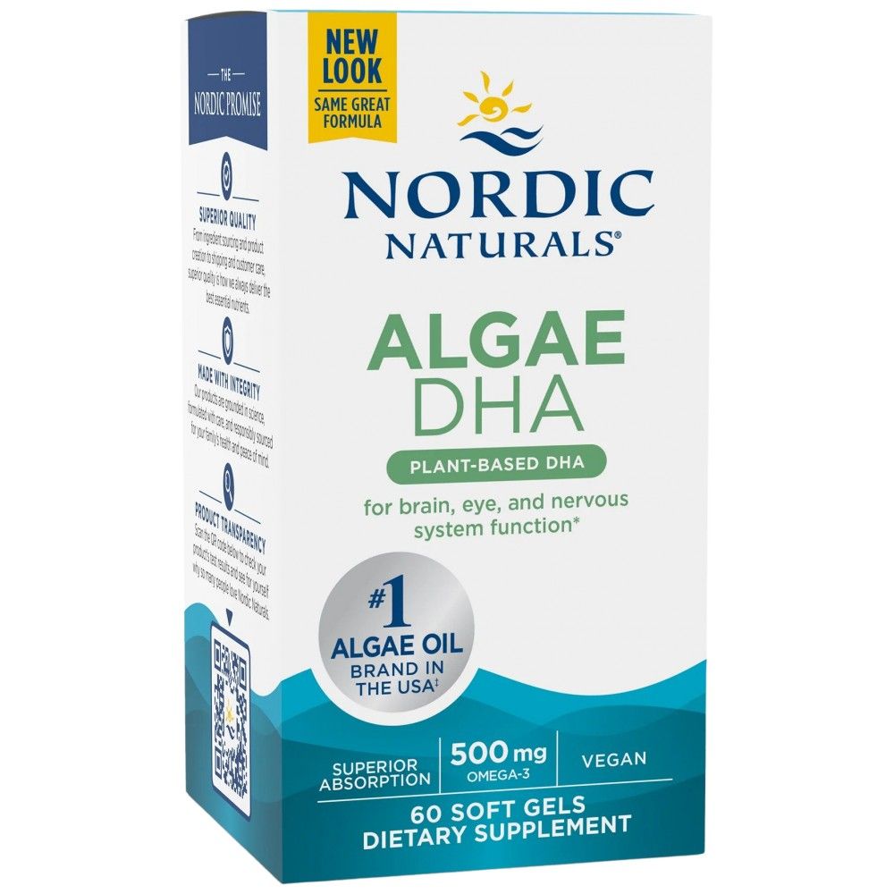 Algae DHA 500 mg - 60 Gel capsules