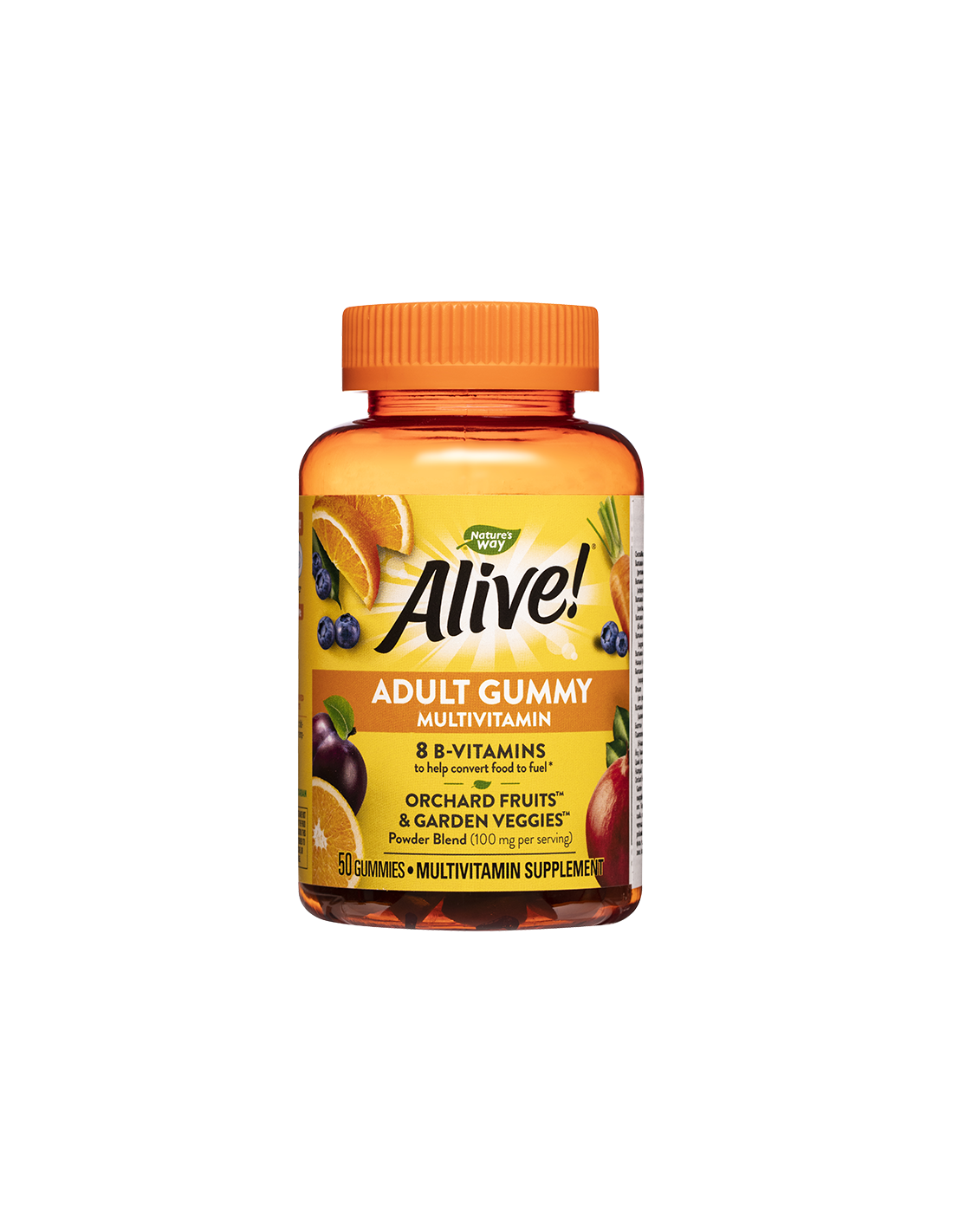 <tc>Alive</tc>! Gummy multivitamín pro dospělé/ <tc>Alive</tc>! Multivitaminy, 50 tablet Nature's Way želé