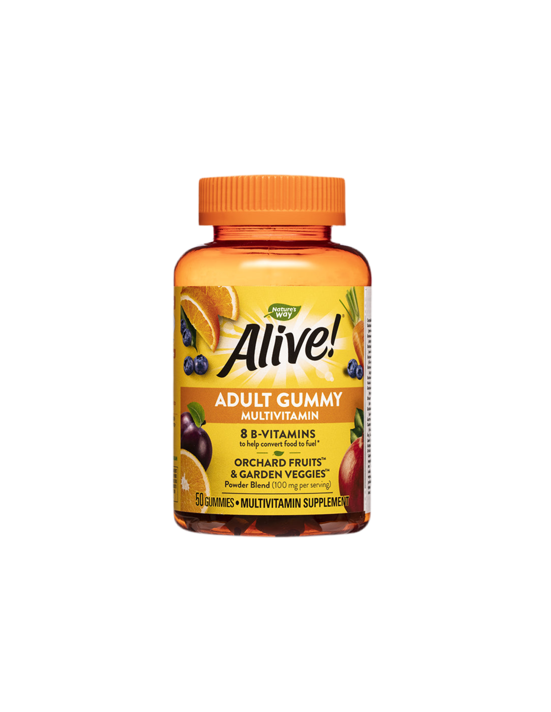<tc>Alive</tc>! Gummy multivitamín pro dospělé/ <tc>Alive</tc>! Multivitaminy, 50 tablet Nature's Way želé