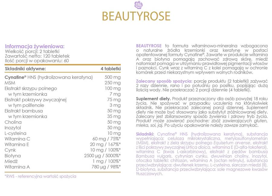 Alldeynn | Beautyrose - 120 tabletas