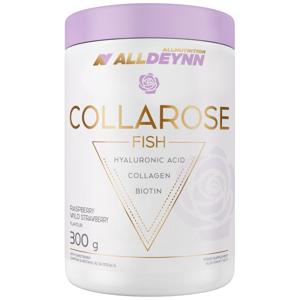 AllDeynn | CollaRose Fish - Marine Collagen with Hyaluronic Acid - 300 grams