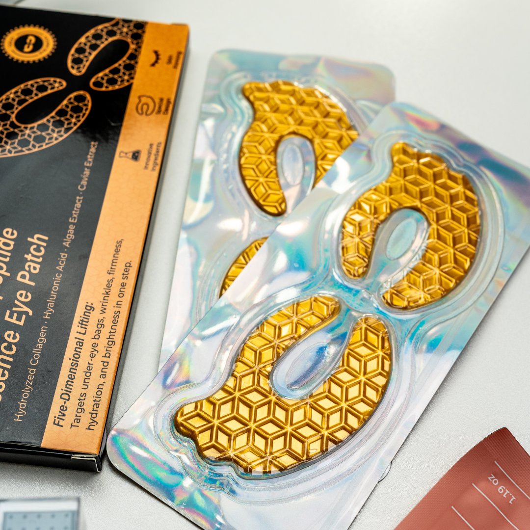 Kawior Polypeptyd Essence Eye Patch - Intensywna opieka kolagenowa i hydratacja (3 szt.)