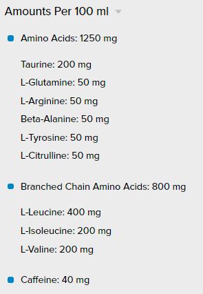 Amino Energy + elektrolyty/250 ml
