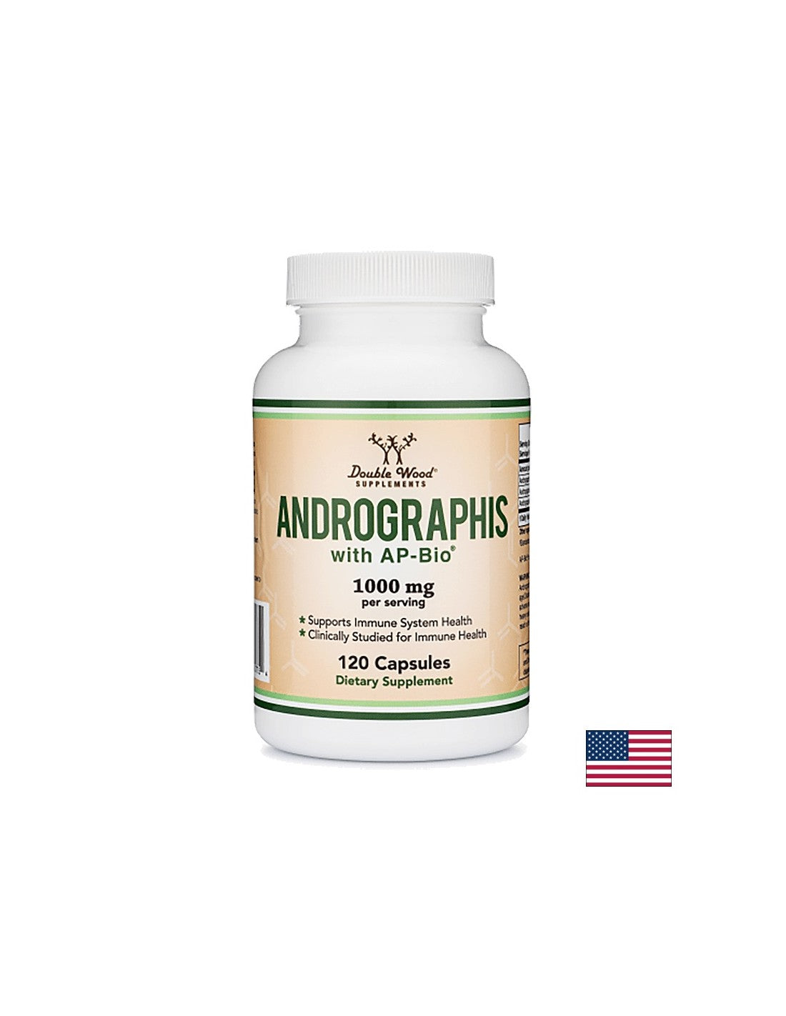 Andrographis with AP-Bio®/ Andrographis, 120 capsules Double Wood