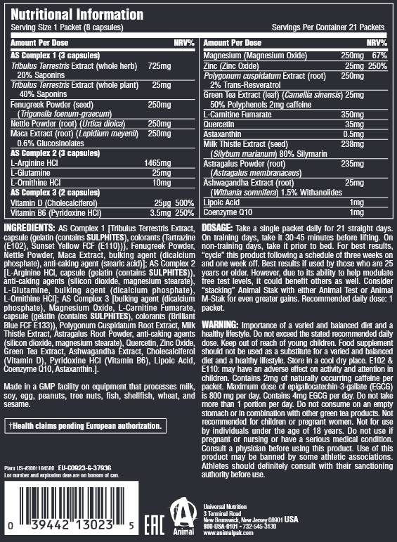 Animal Stak - 21 Packs