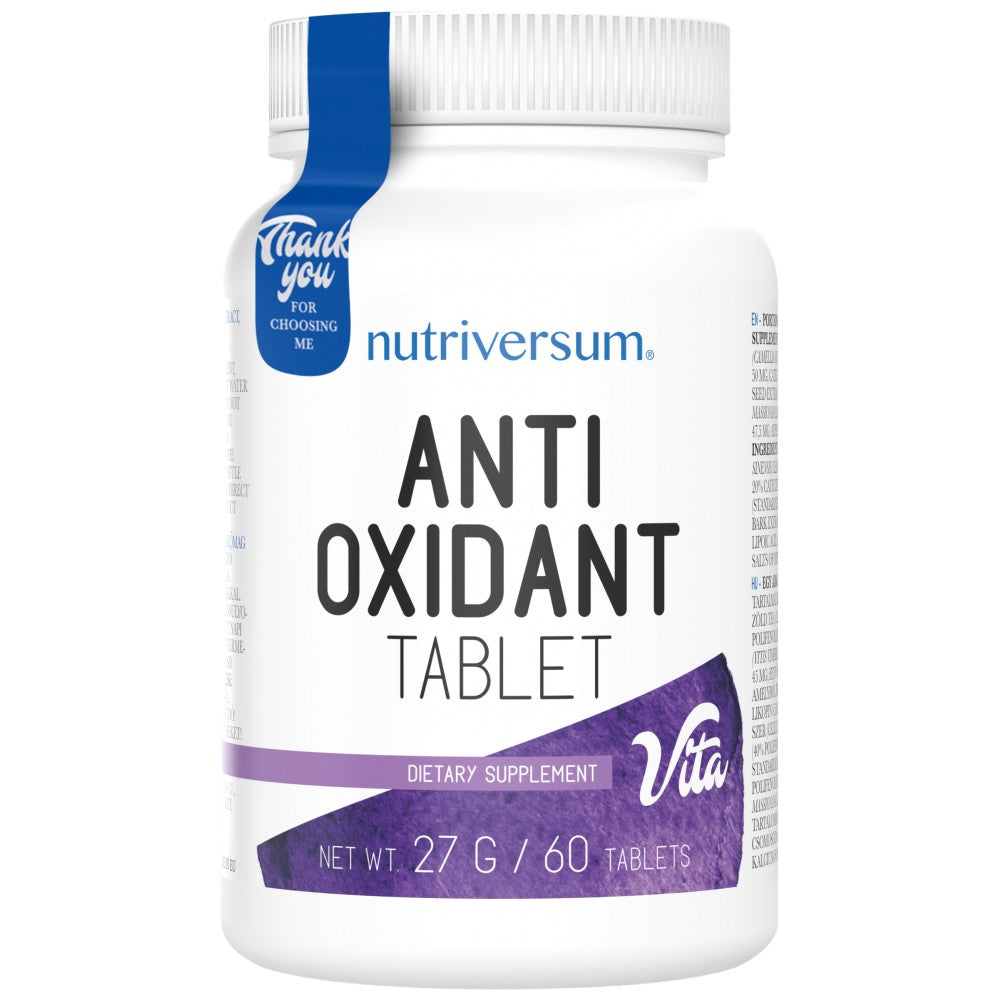 Tableta antioxidante | Antioxidante Fórmula 60 Tabletas