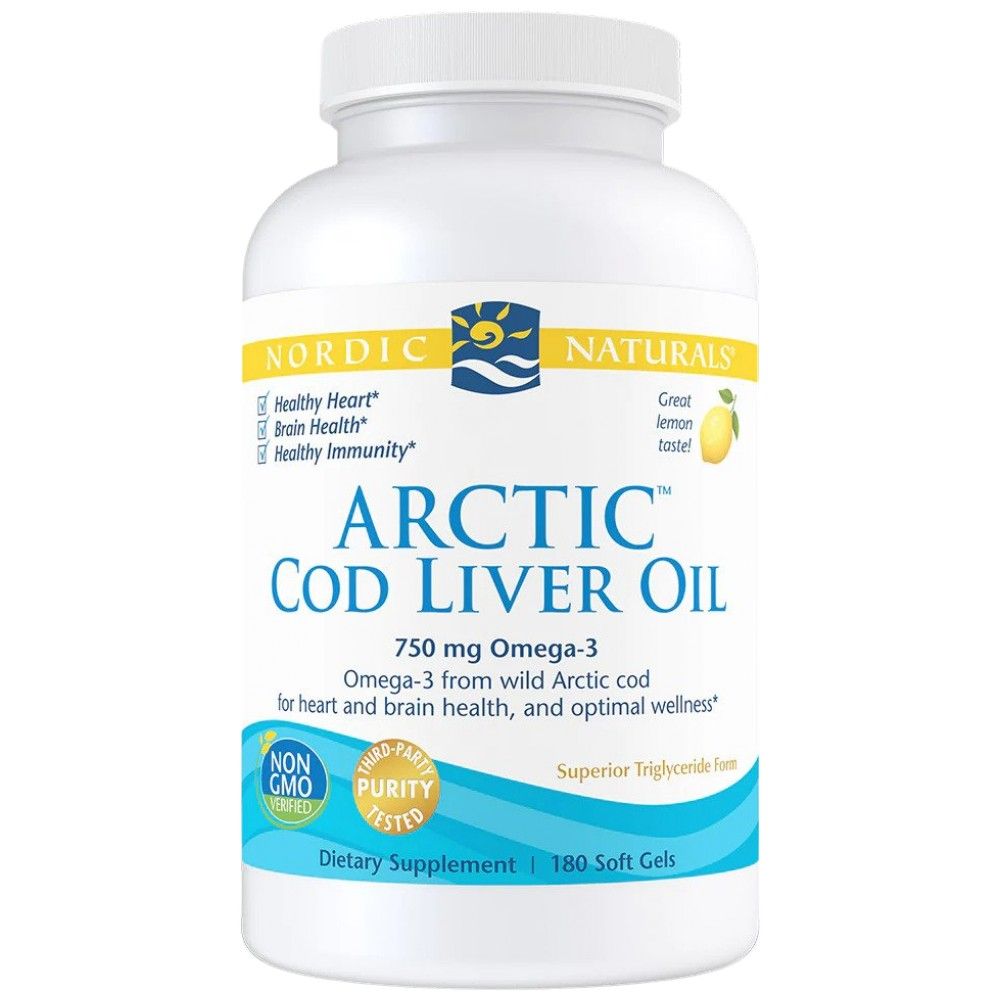 Arctische leverolie 750 mg - 180 gelcapsules