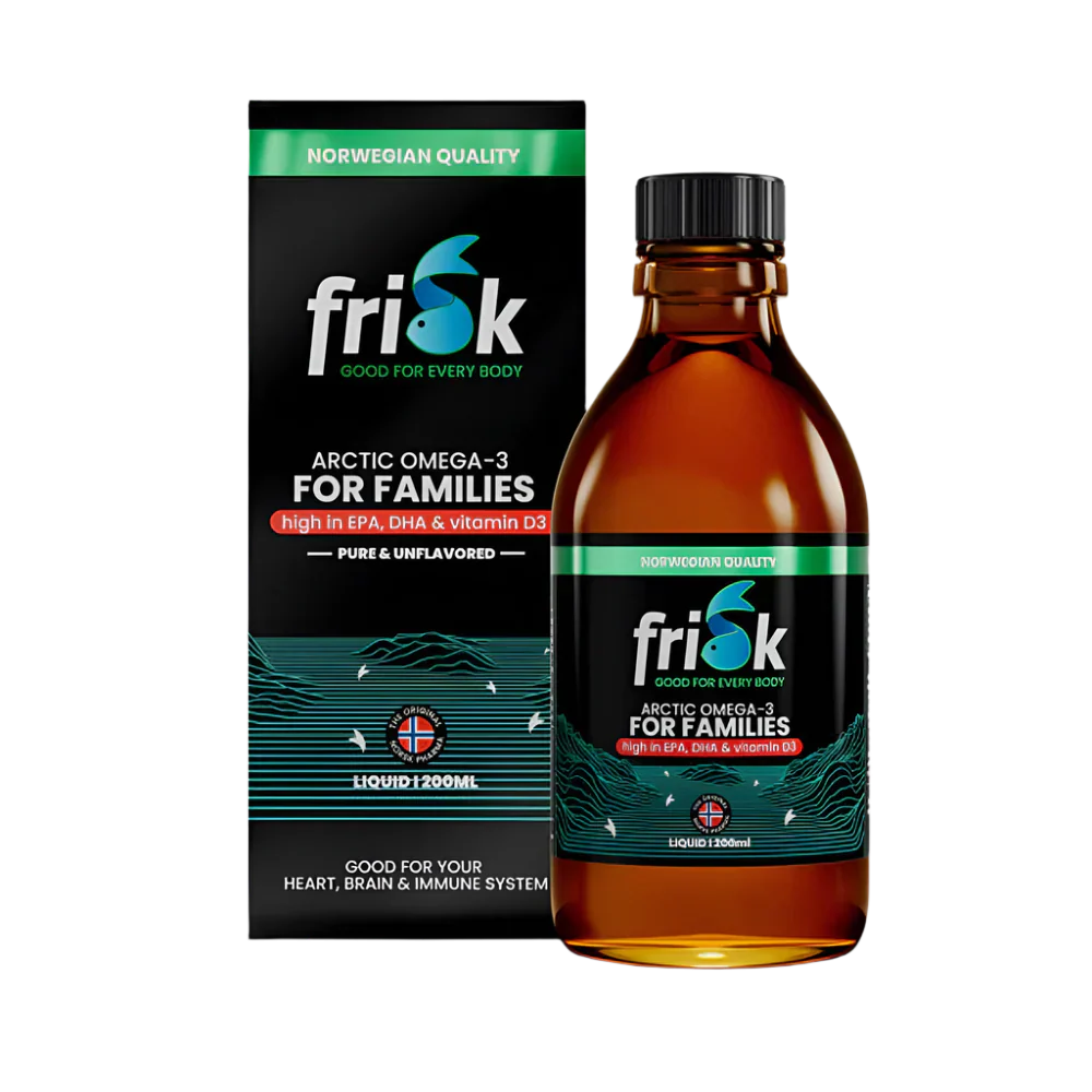 Płyn arktyczny-ciecz omega-3-naturalny smak / 100% dzikiego dorsza z Norwegii-200 ml