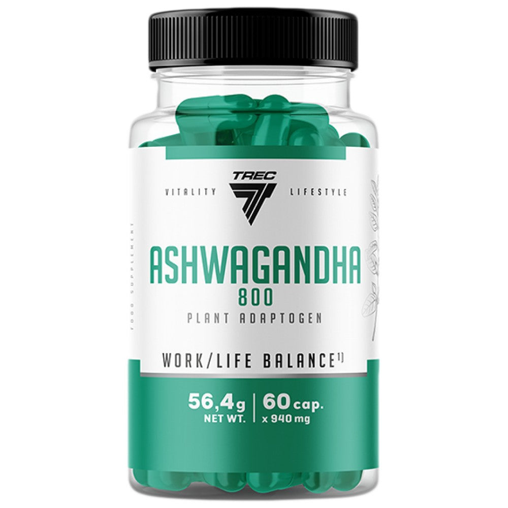 Ashwagandha 800 | Adaptogen roślin - 60 kapsułek