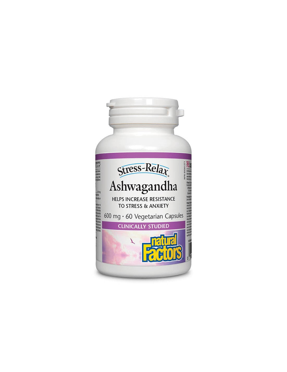 Ashwagandha Stress-Relax / Ashwagandha, 60 capsules Natural Factors