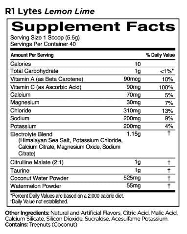 Lytes+ | Premium Electrolyte Replenishment Support with Citrulline & Taurine - 220 grams