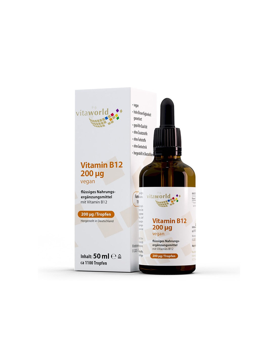 Nervous system - Vitamin B12 200 µg, 50 ml drops