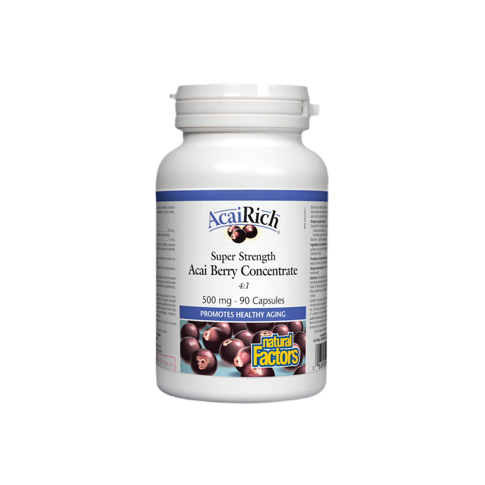 Acai Berry Concentrat 4: 1 500 mg - 90 kapsułek
