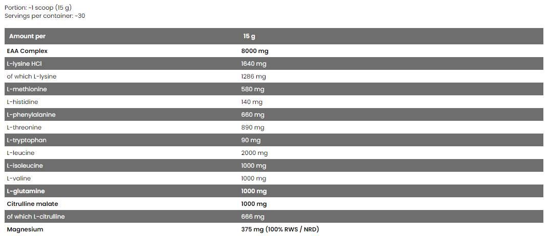 <tc>BAD ASS</tc> / Amino - 450 grami