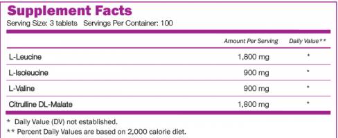 BCAA 2:1:1 300 Tablets