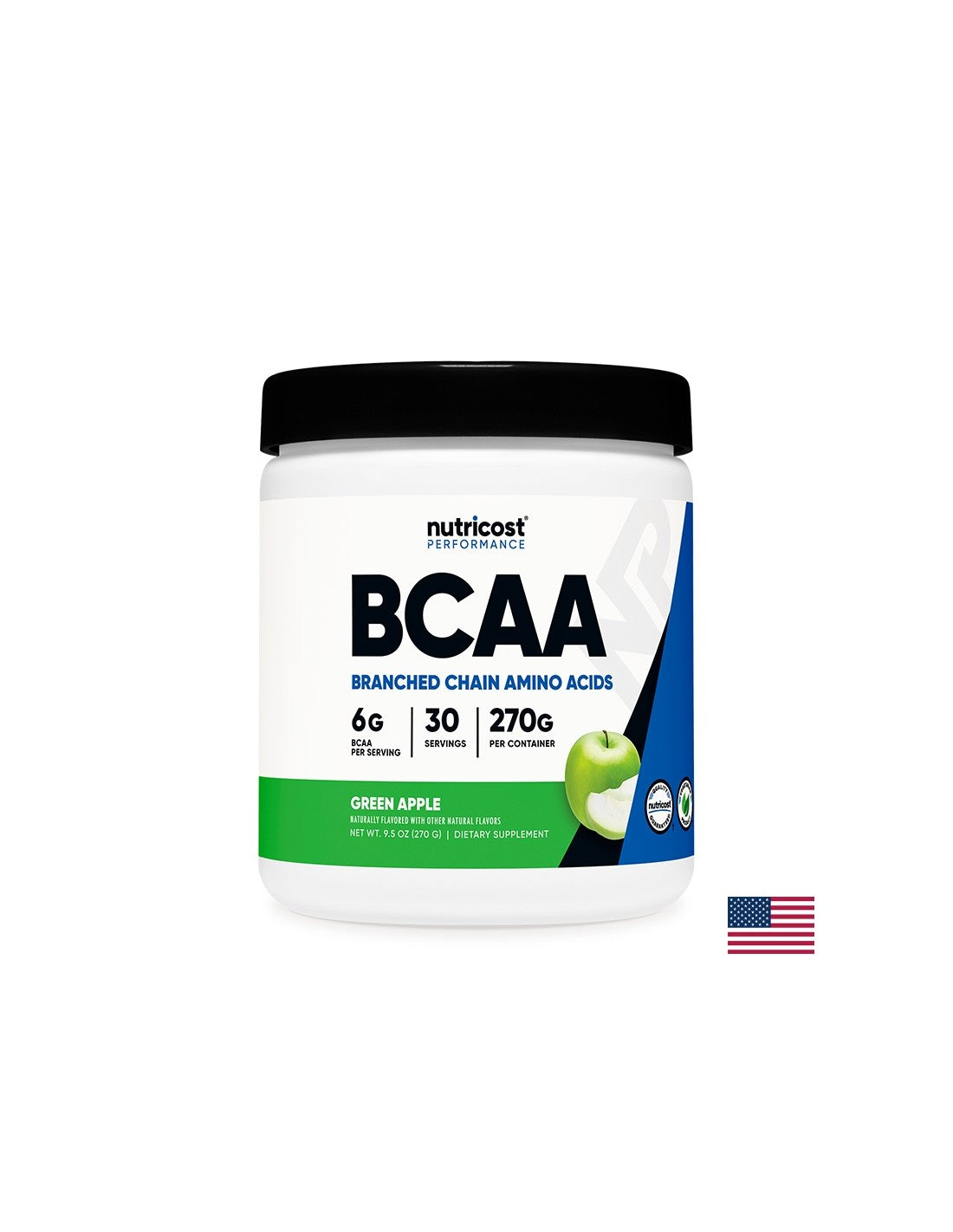 Muscle mass - BCAA, 270g Nutricost