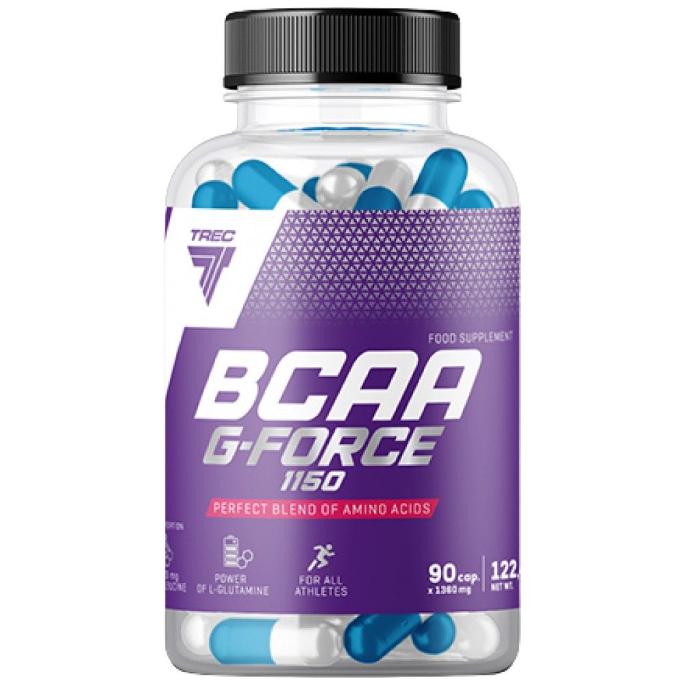 BCAA G-Force 1150 | Capas BCAA + Glutamina - 360 Cápsulas