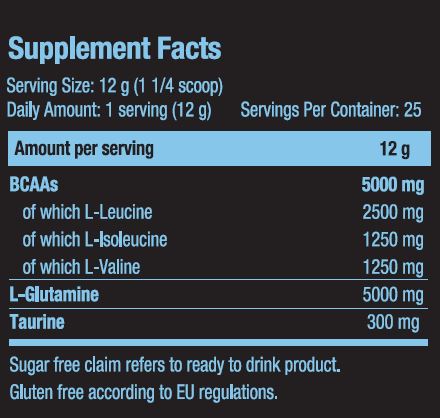 BCAA+glutamina xpress 0.300 kg