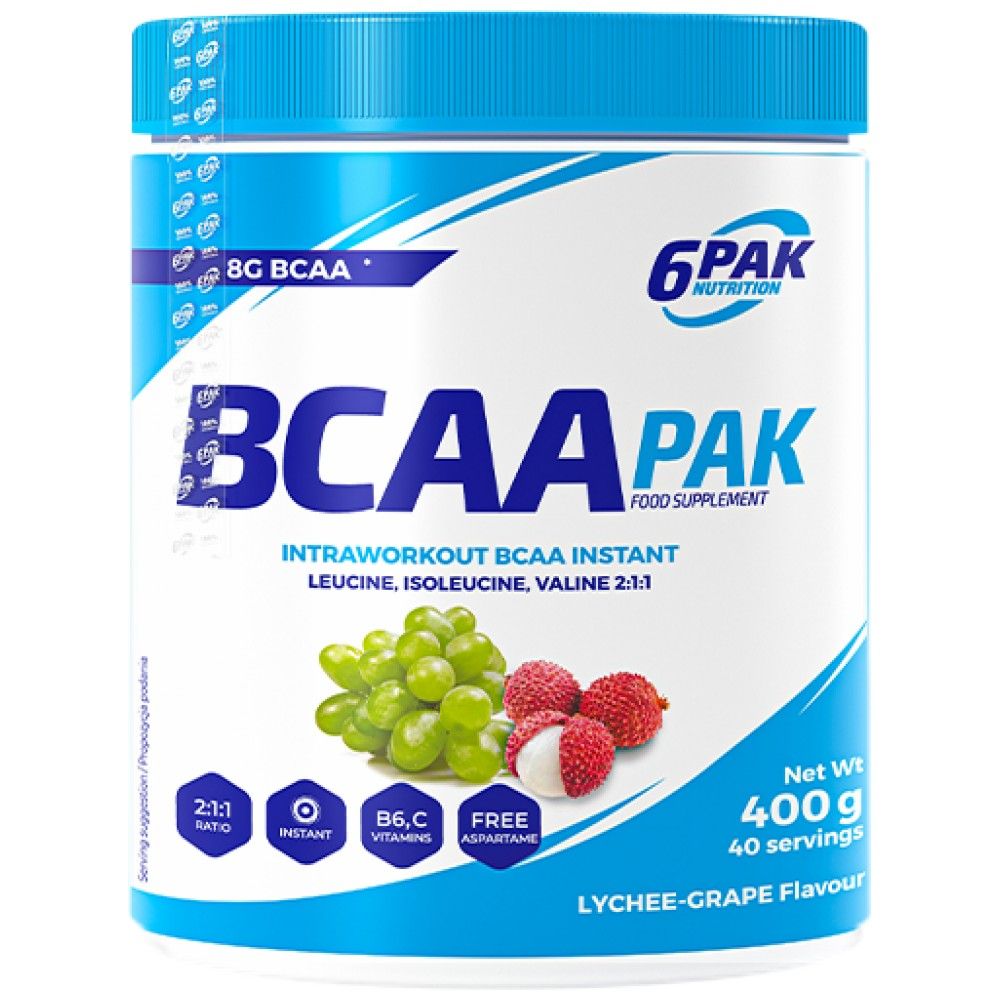 BCAA Pak 2: 1: 1 onmiddellijk - 400 gram