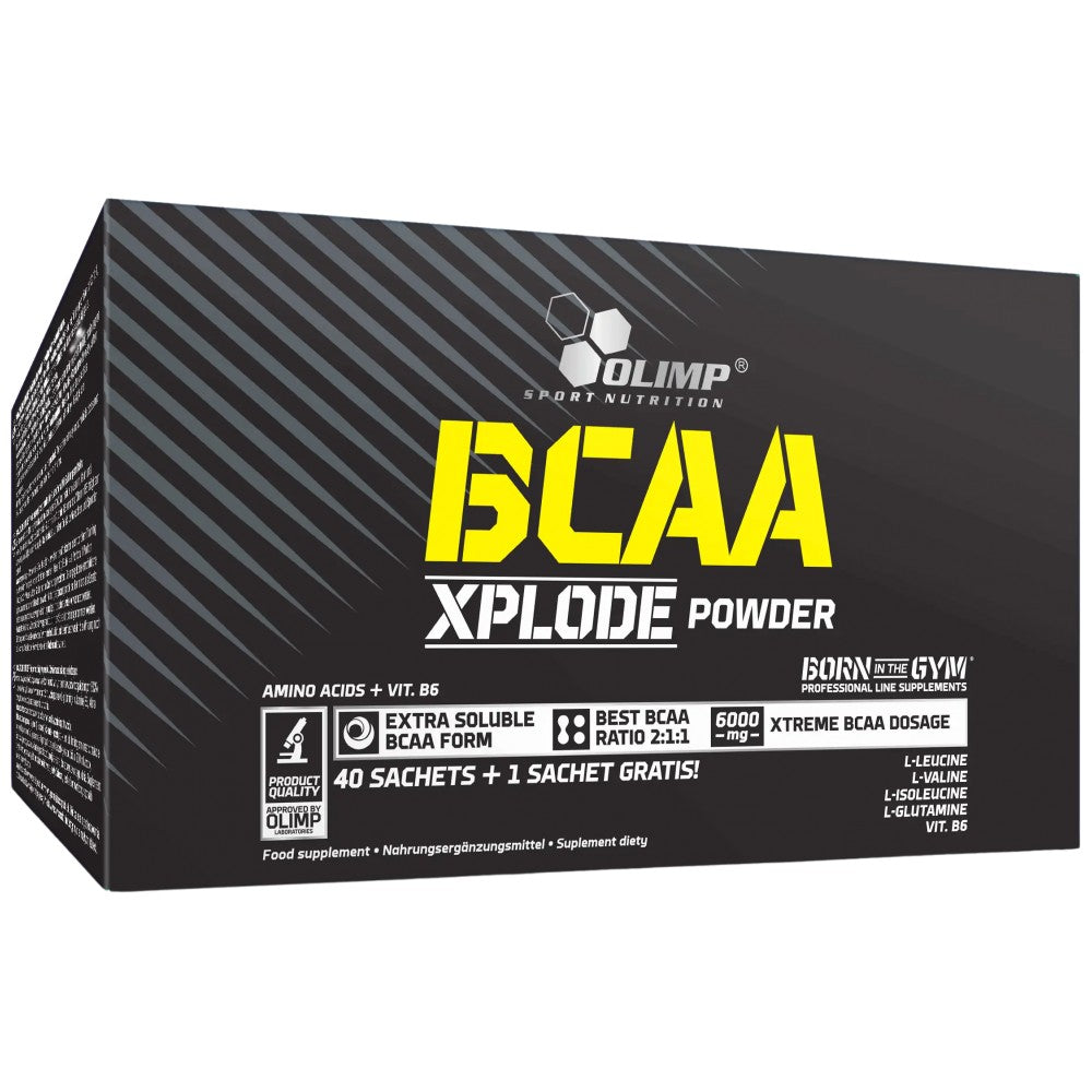 „BCAA XPLODE“ miltelių paketėlių 40 paketėlių