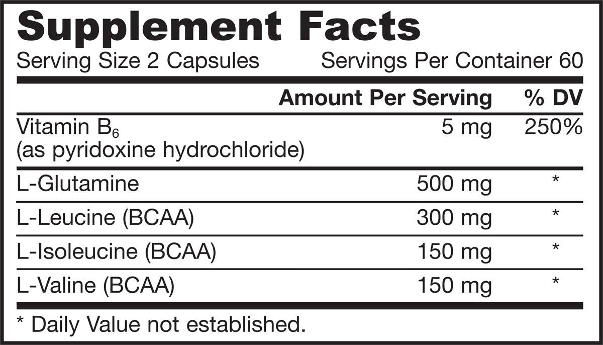 BCAAS / Glutamin 120 tobolek