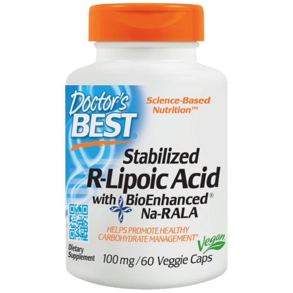 Mejor ácido R-lipoico/Na-R-Ala 100 mg estabilizado-60 cápsulas