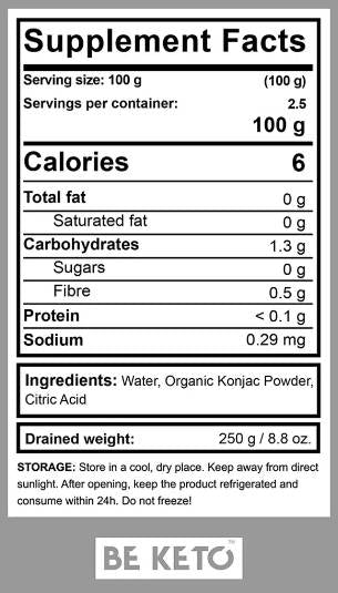 Bio Konjac Spaghetti - 320 gramos