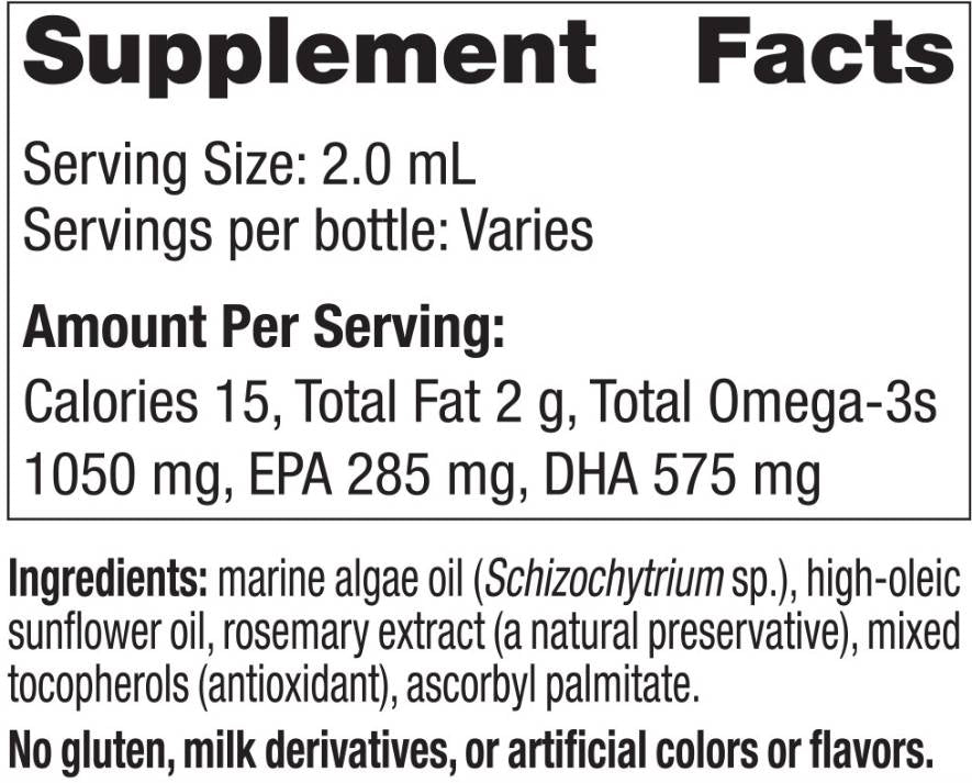 Baby's DHA | 1050 mg Omega -3 vegetarisch - 30 ml