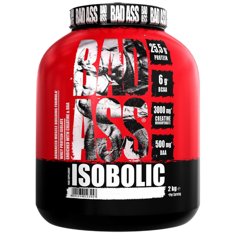 Bad Ass Isobolic | Whey Protein Isolate with DAA & Creatine - 2000 grams